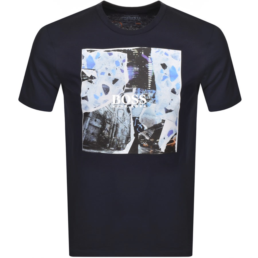 Alternative Image for ProductBOSS Tomio 5 T Shirt Navy1